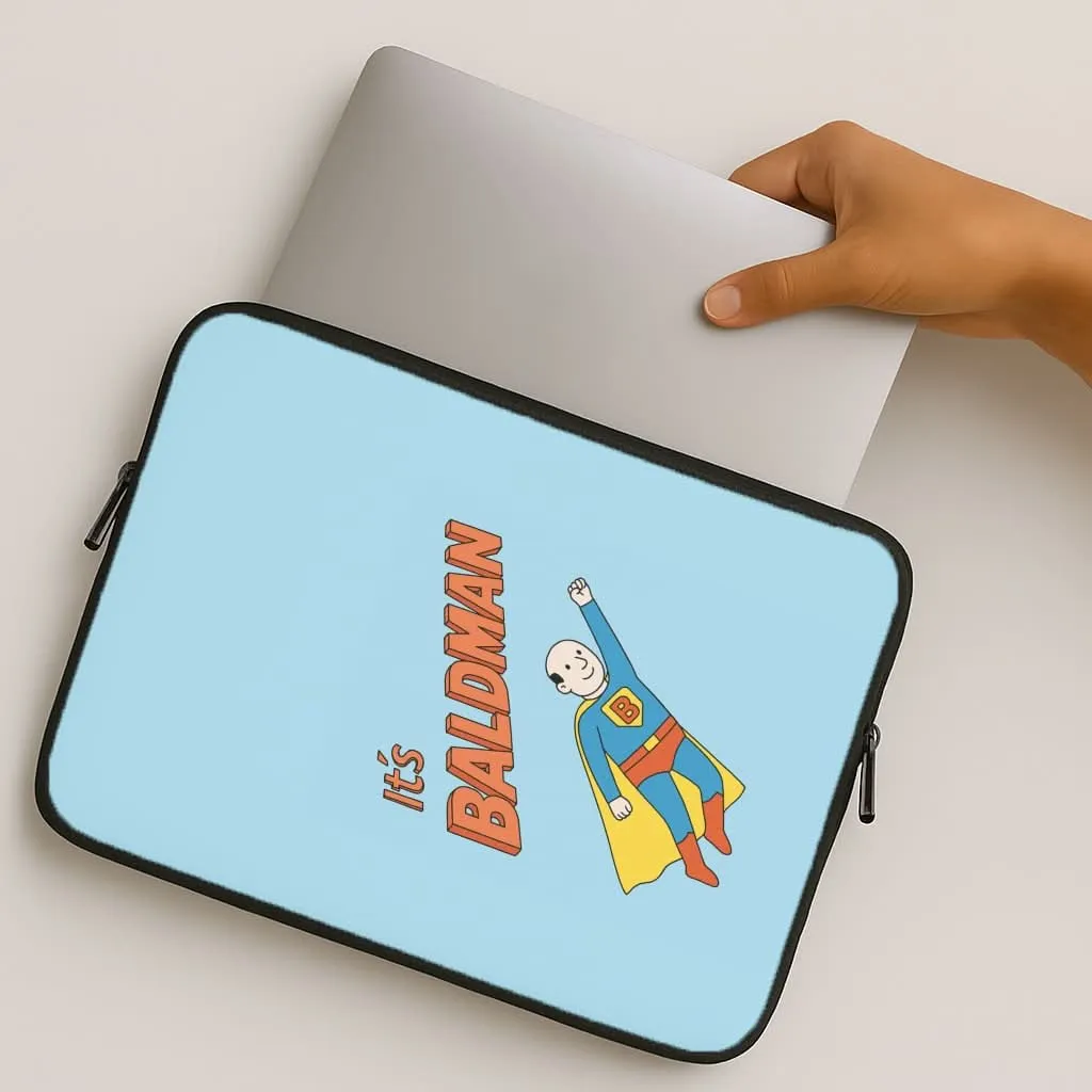 Daily Grip It's Baldman - Father's Day Laptop Sleeve