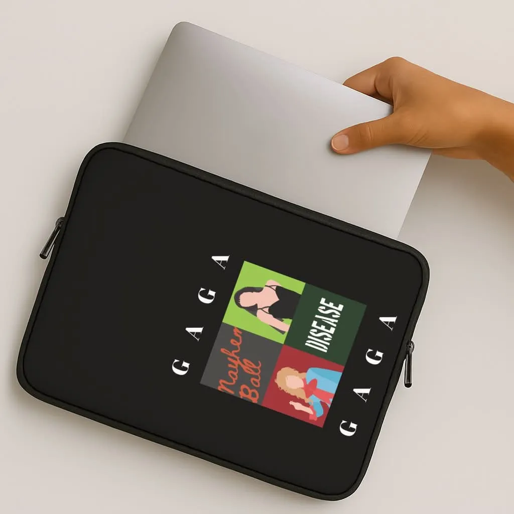 Gaga Collage Laptop Sleeve Casual Texture Comfort Build