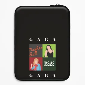 Sleek Detail Fashion Choice Gaga Collage Laptop Sleeve