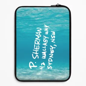 P.Sherman, 42 Wallaby Way ,Sydney Laptop Sleeve Minimal Texture
