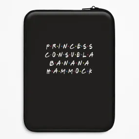 Princess Consuela Banana Hammock Laptop Sleeve Classic Style Minimal Aesthetic Touch