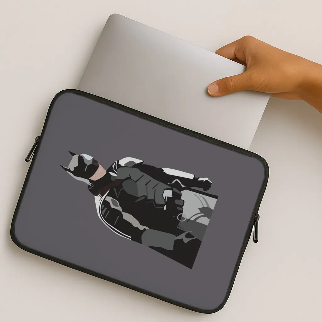 Fashion Statement Black Bat Superhero Laptop Sleeve