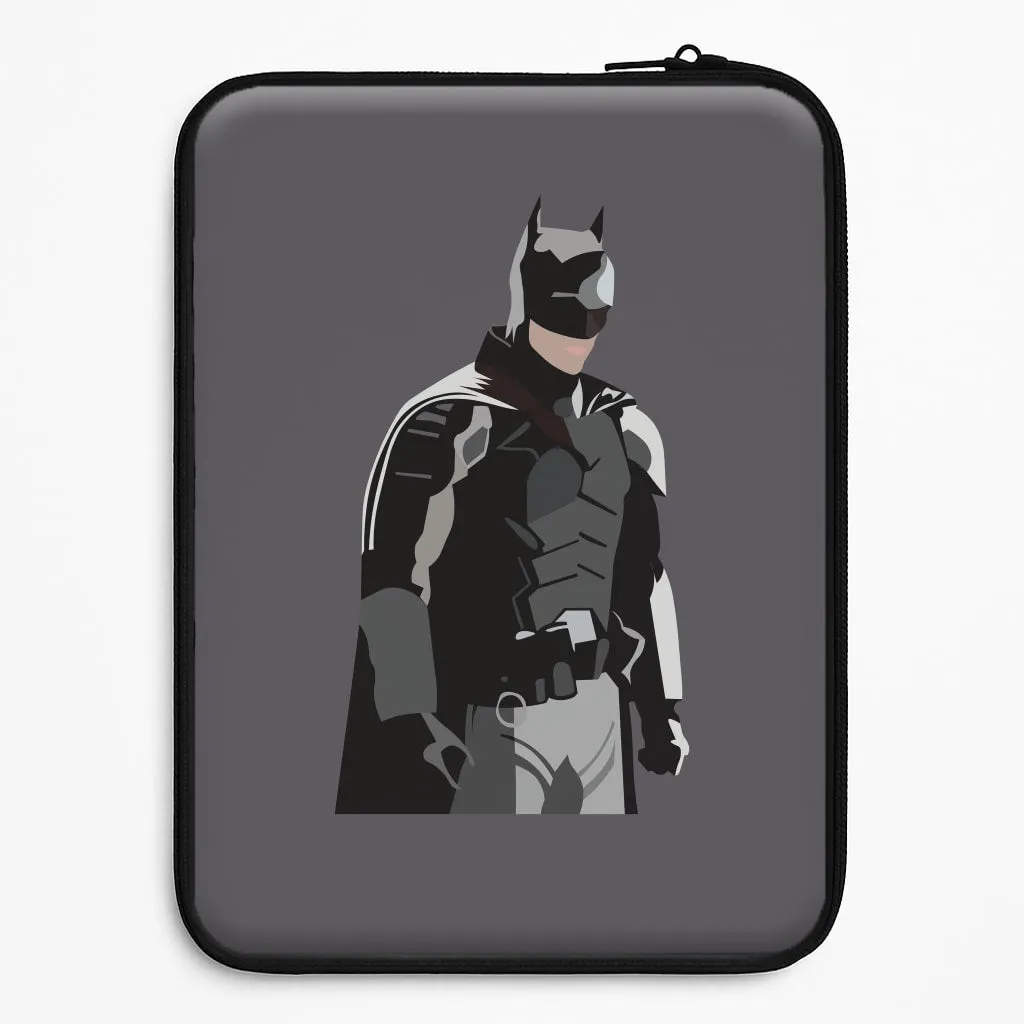Black Bat Superhero Laptop Sleeve Reusable Material
