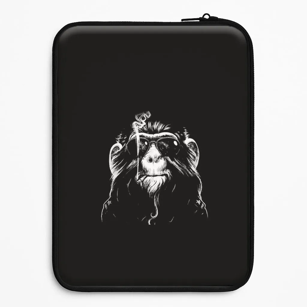 Smoking Monkey Laptop Sleeve Strong Shell