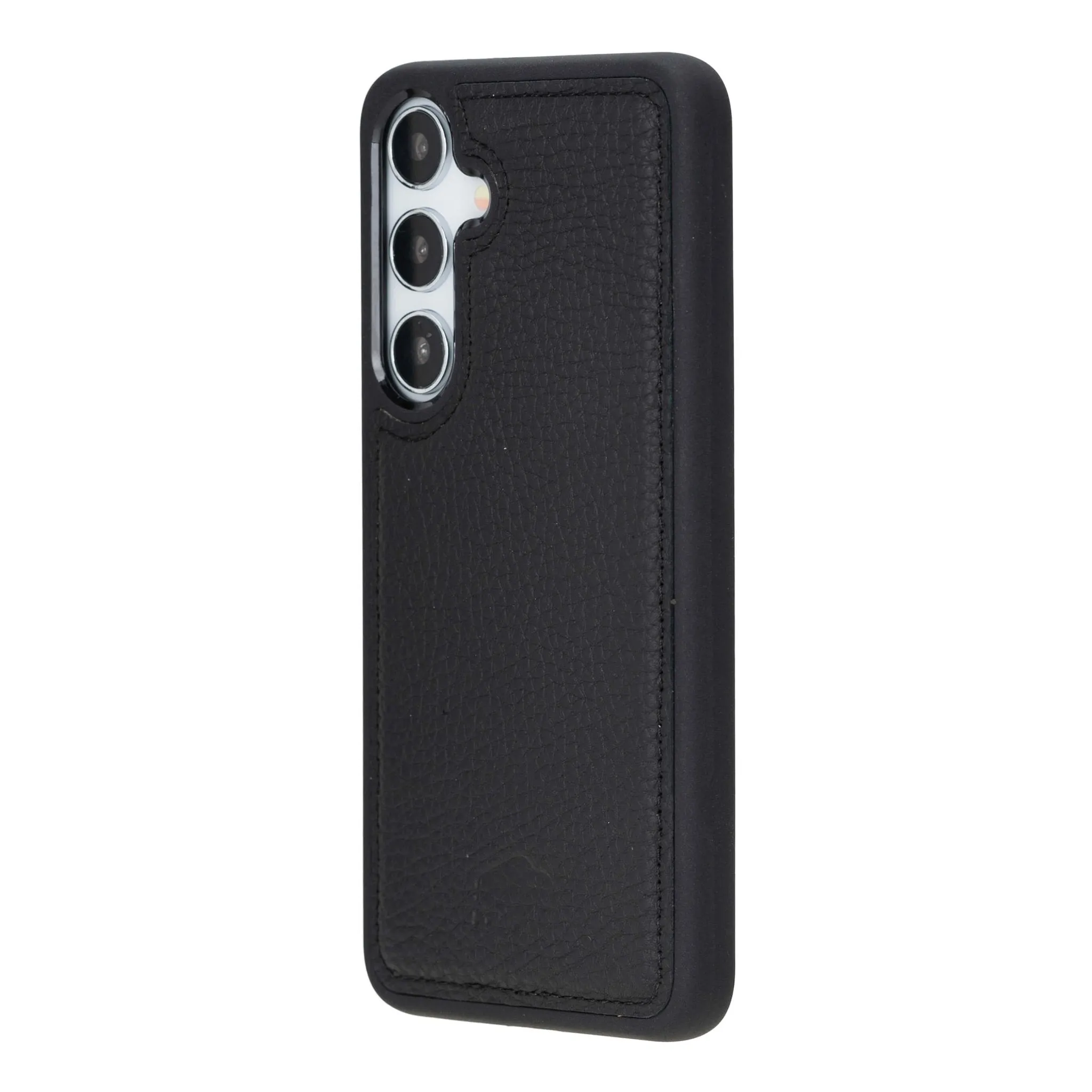York Leather Snap-On Case ?C Galaxy S25 Plus, Pebble Black Smooth Craftsmanship Smooth Surface Layer