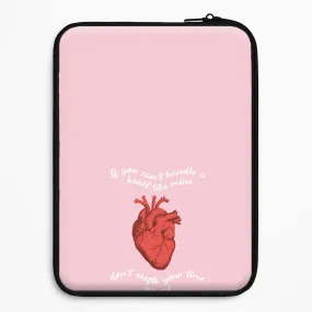 Urban Fashion Don't Waste Your Time On Me Laptop Sleeve