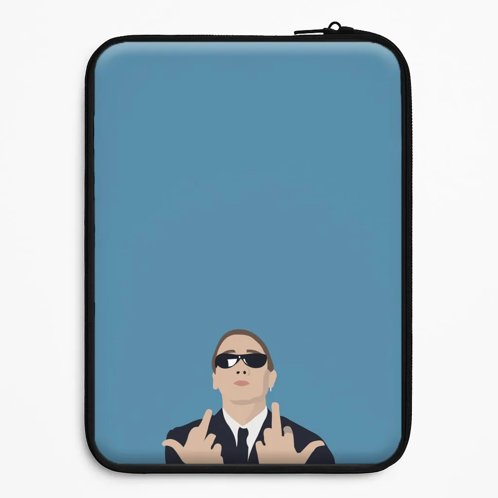 Middle Finger Laptop Sleeve Protective Finish Minimal Feel