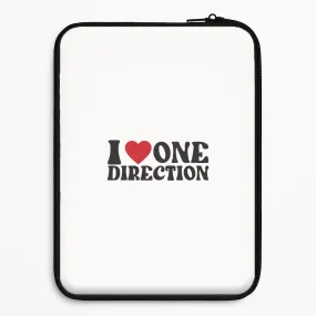 I Love Direction Laptop Sleeve Anti Shock