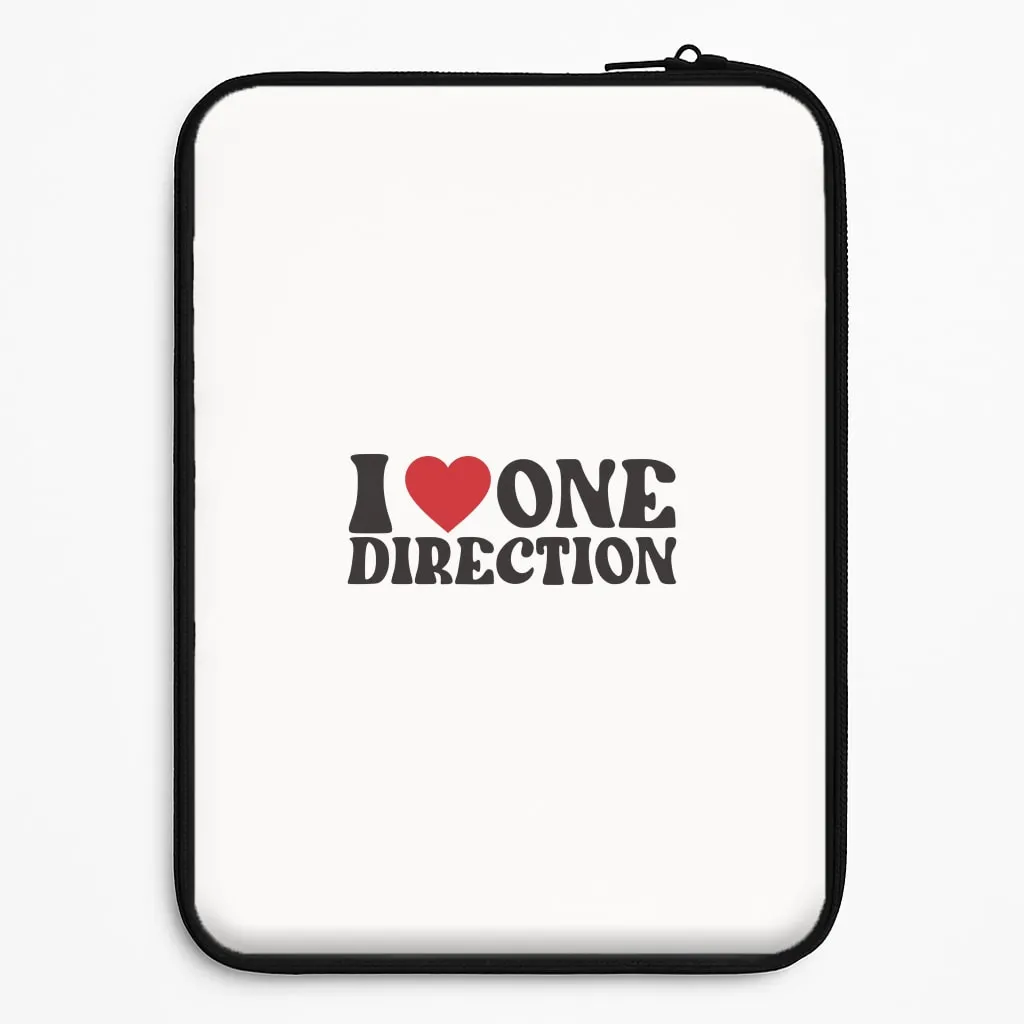 I Love Direction Laptop Sleeve Anti Shock