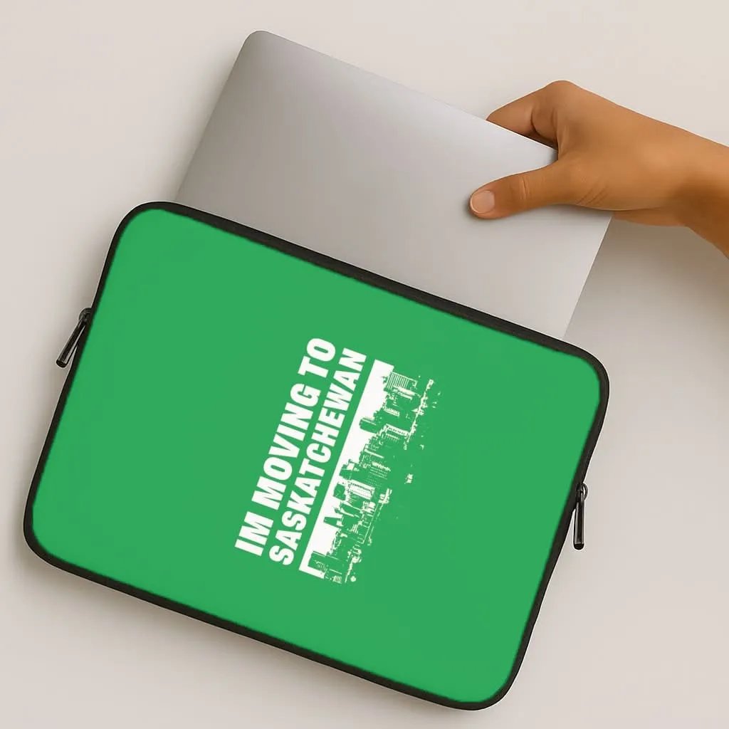 I'm Moving To Laptop Sleeve Travel Friendly Polished Style