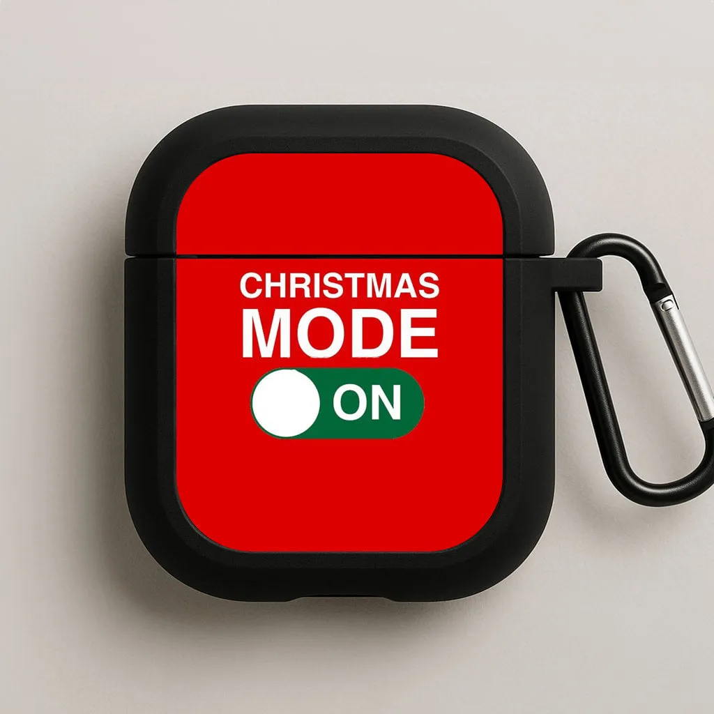 Christmas Mode On AirPods Case fashion gradient portable silicone case