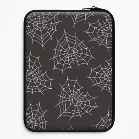Spiderweb Hearts Pattern Laptop Sleeve Minimal Touch Hand Feel