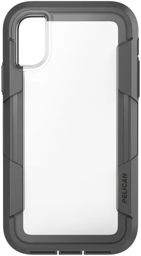 Voyager Case for Apple iPhone X / Xs - Clear Gray Anti Scratch Layer