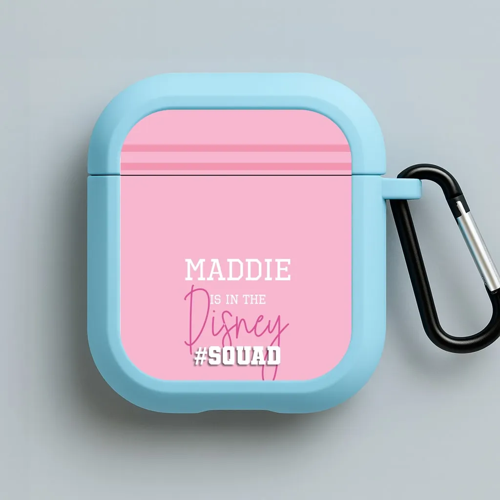 Fairytale Squad - Personalised Fairytale AirPods Case portable pastel commuter leather shell Fashion Handy Organizer