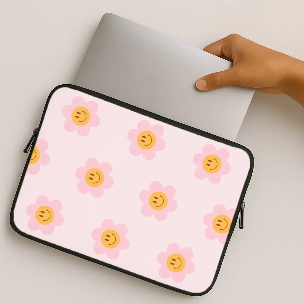 Modern Build Flower Pattern - Hot Girl Summer Laptop Sleeve
