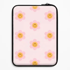 Trendy Texture Flexible Edge Flower Pattern - Hot Girl Summer Laptop Sleeve