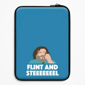 Flint And Steel Laptop Sleeve Modern Design Soft Finish Layer