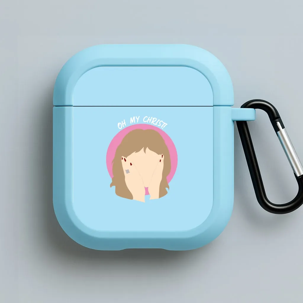 Oh My Christ! AirPods Case vintage inspired leather airpods case