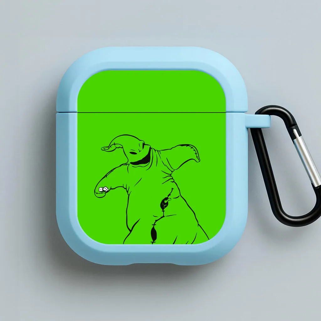 compact travel airpods holder Oogie Boogie - TNBC AirPods Case