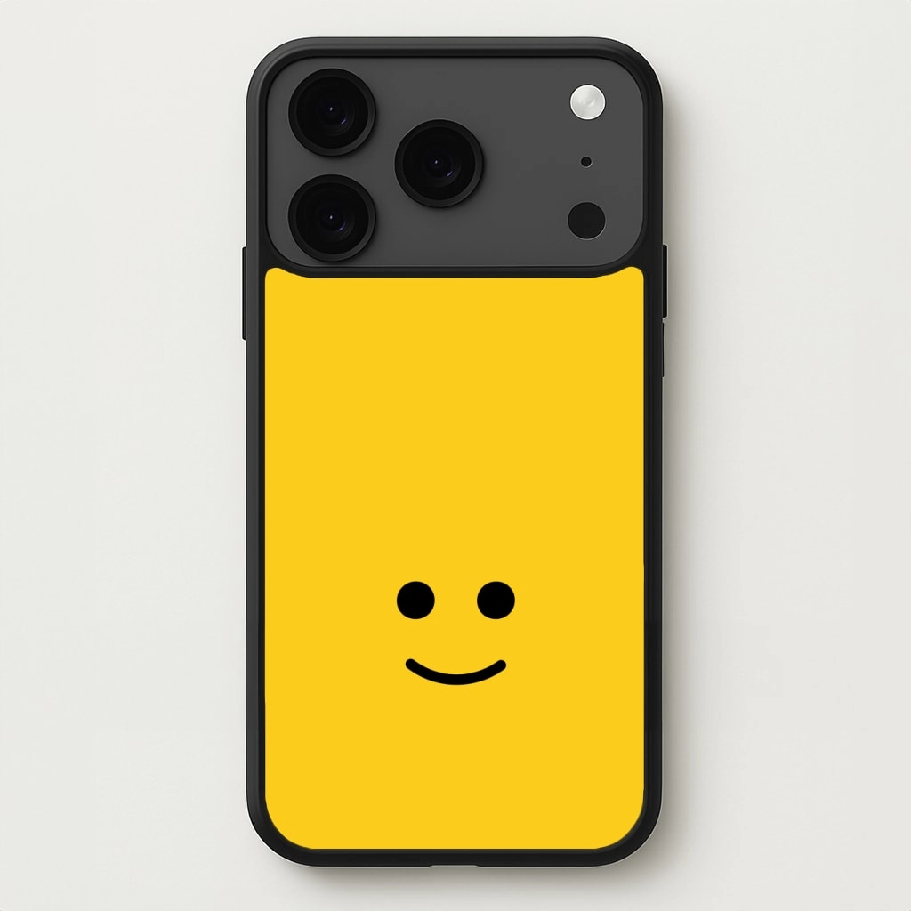 Shock Surface Shockproof Frame Brick Face Smile Phone Case