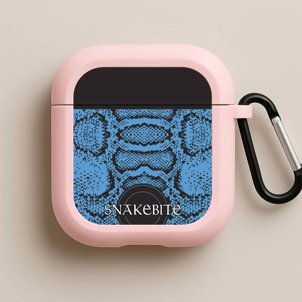 Snakebite AirPods Case Soft Smooth Case shock absorbing protector
