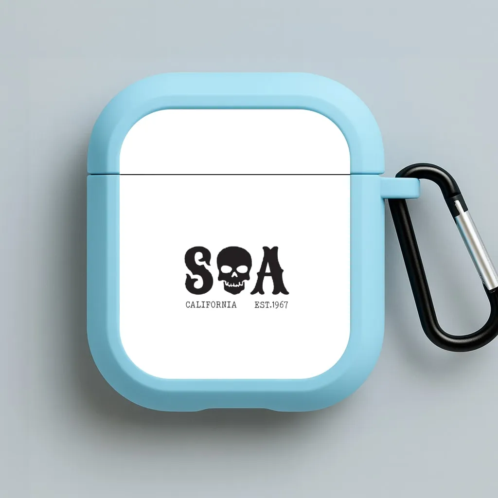SOA California AirPods Case fashion street style airpods case soft matte travel airpods cover