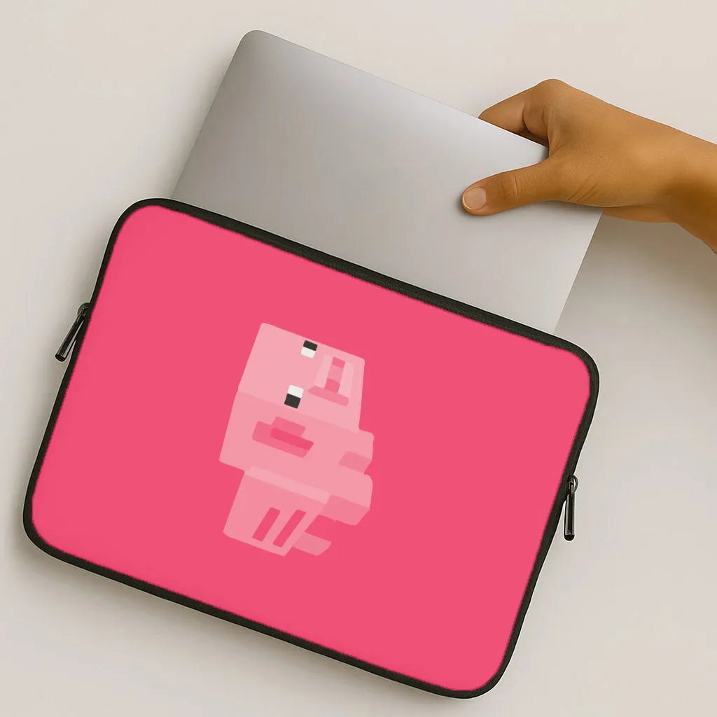 High protection Minimal Aesthetic Mining Pig Laptop Sleeve
