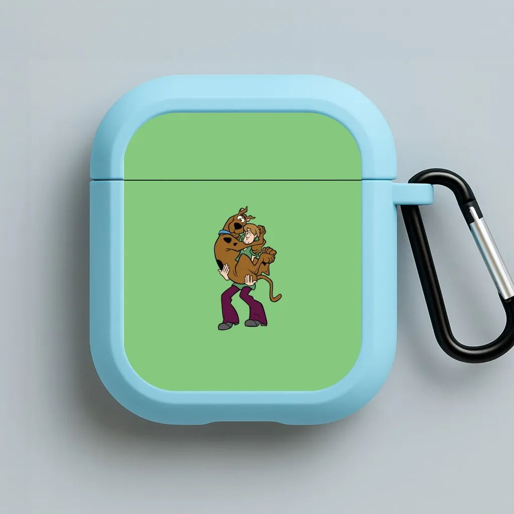 Shaggy And Scooby - Scoob AirPods Case customizable silicone protector Portable Gadget Storage