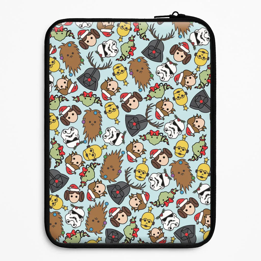 Star Wars Christmas Pattern Laptop Sleeve Soft Shield