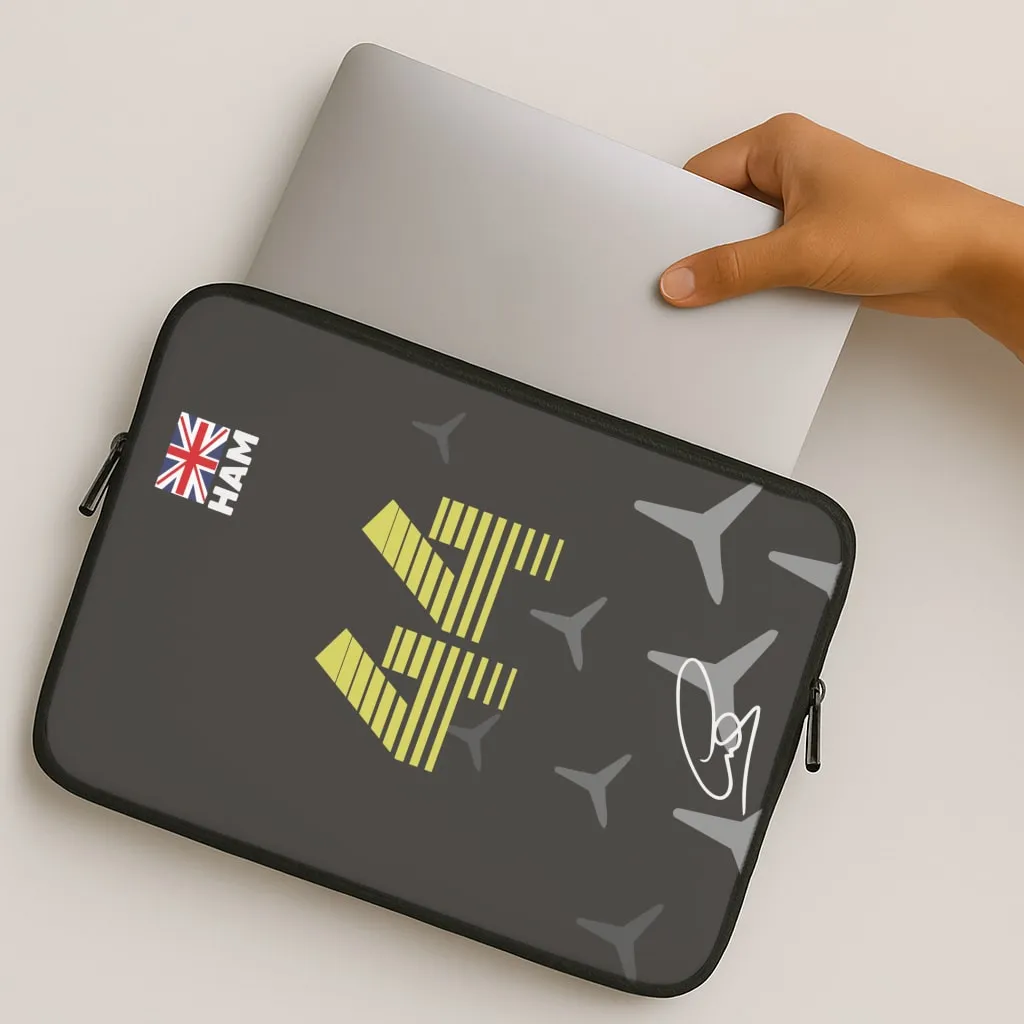 Light Build Matte Texture Lewis Hamilton - F1 Laptop Sleeve