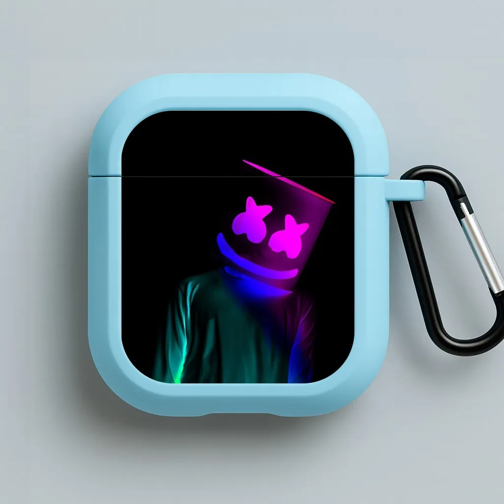 Outdoor Travel Bag Anti Dust Protector White Helmet DJ In Lights AirPods Case