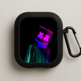 vivid gradient soft leather shell Universal Charging Bag White Helmet DJ In Lights AirPods Case