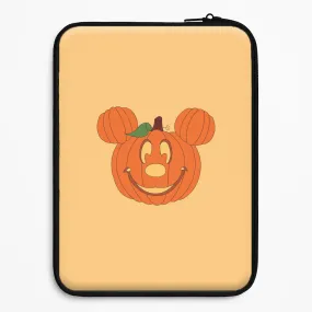 Mouse Pumpkin Halloween Laptop Sleeve Soft touch finish Stylish Edge
