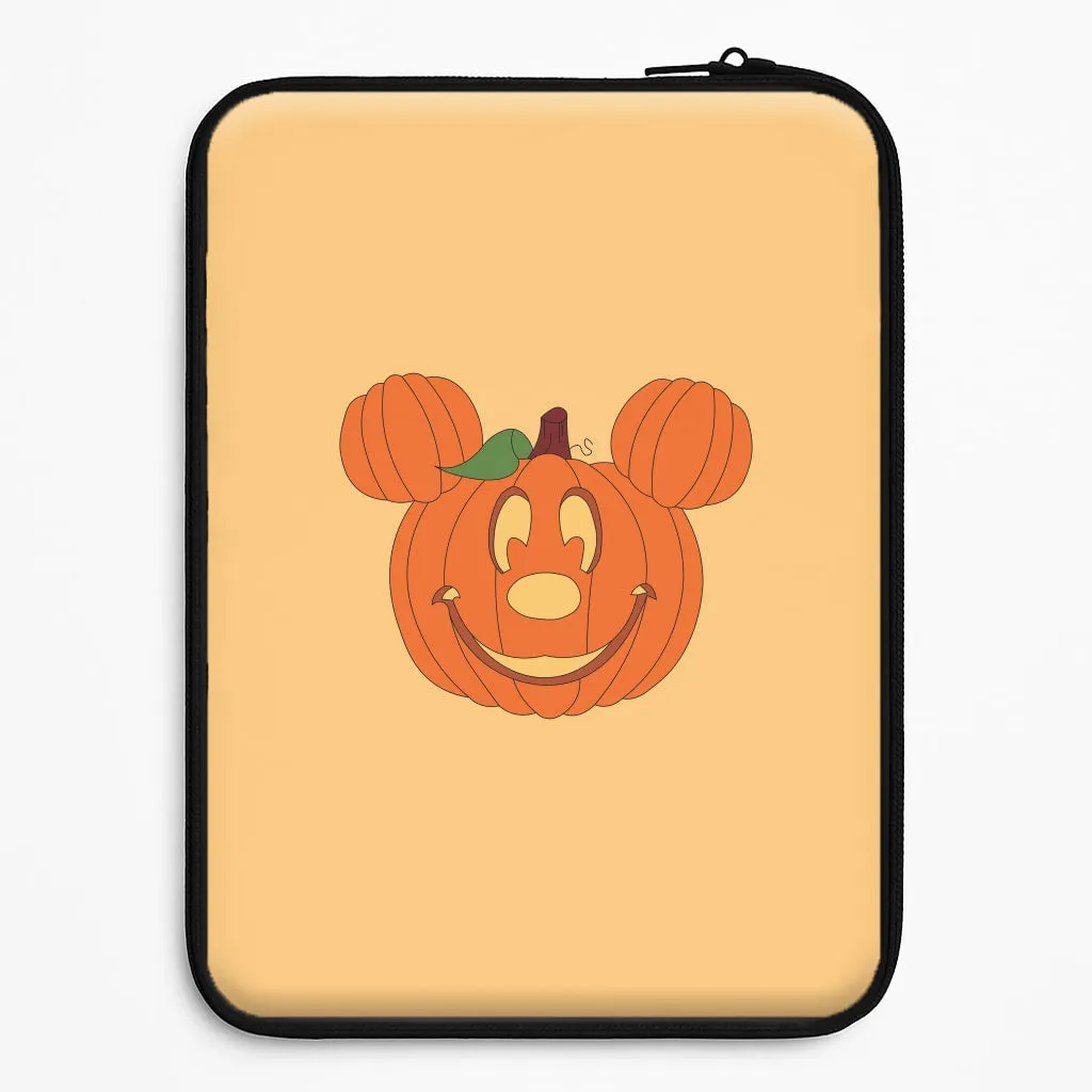 Mouse Pumpkin Halloween Laptop Sleeve Soft touch finish Stylish Edge