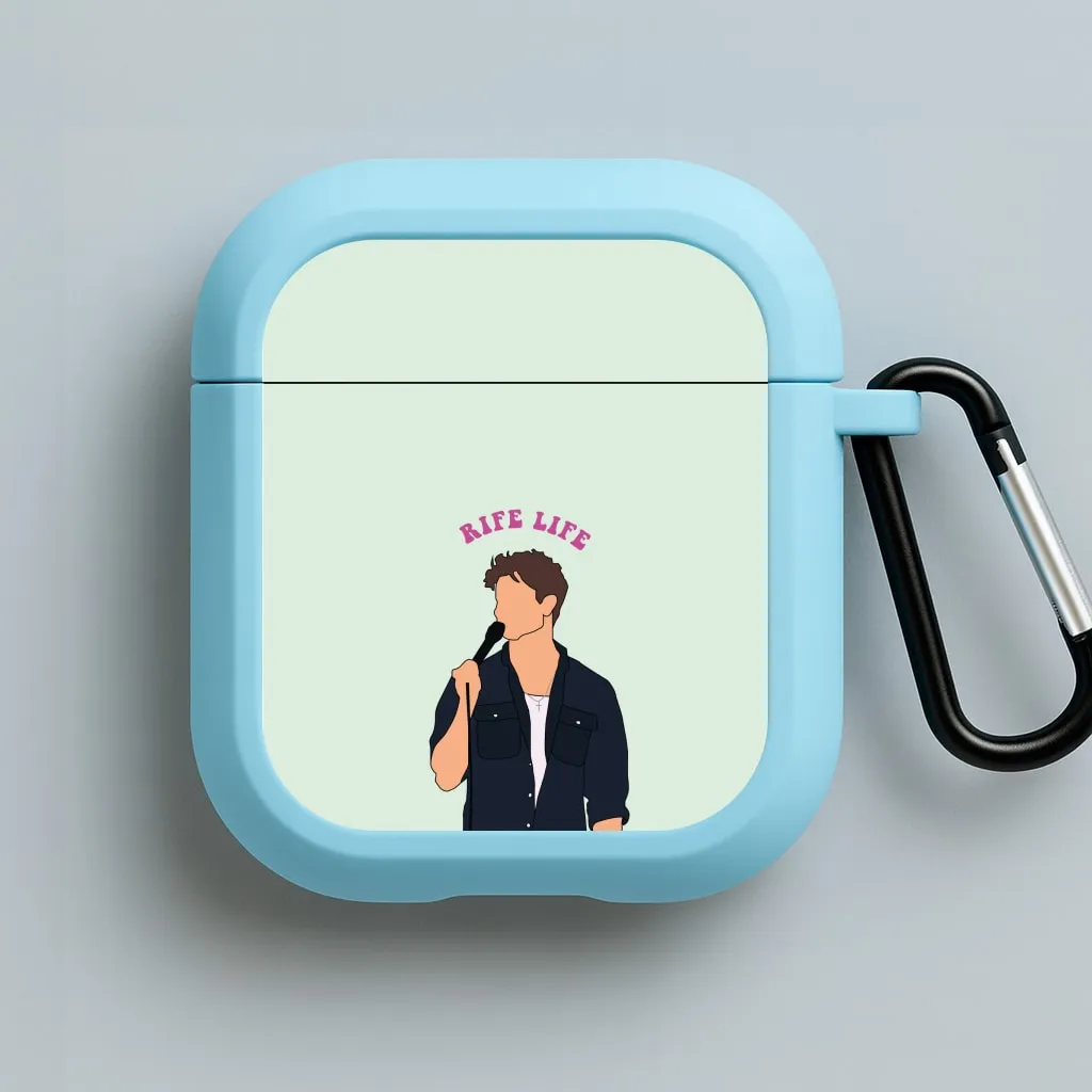 premium silicone grip durable travel pastel protector Rife Life AirPods Case