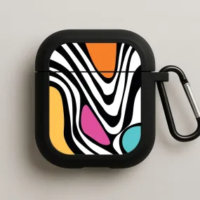 Abstract Pattern 5 AirPods Case soft flexible airpods case eco sustainable commuter protector