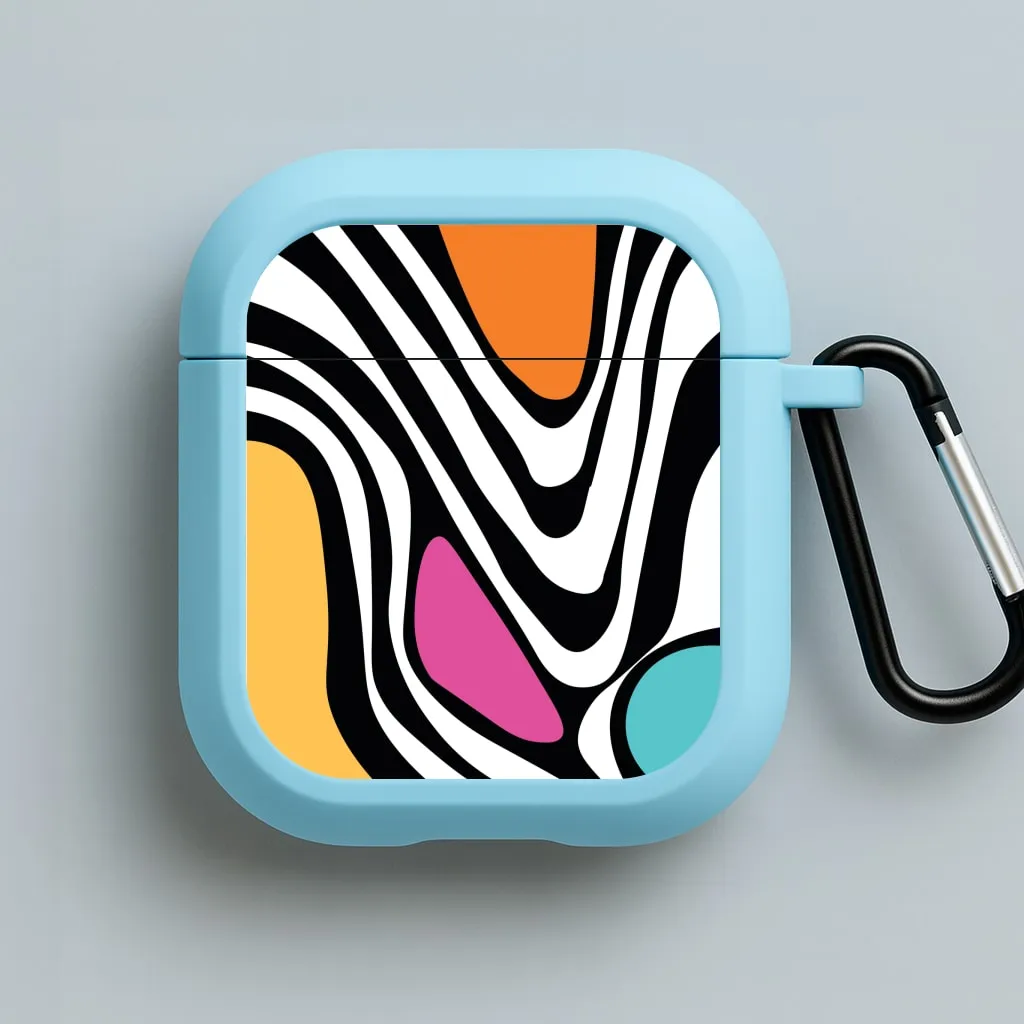 Soft Smooth Texture Abstract Pattern 5 AirPods Case