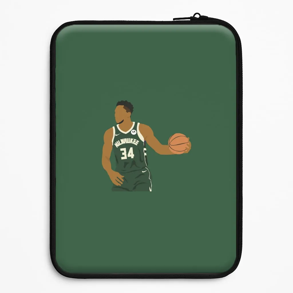Giannis - Basketball Laptop Sleeve Polished Texture Gloss Texture