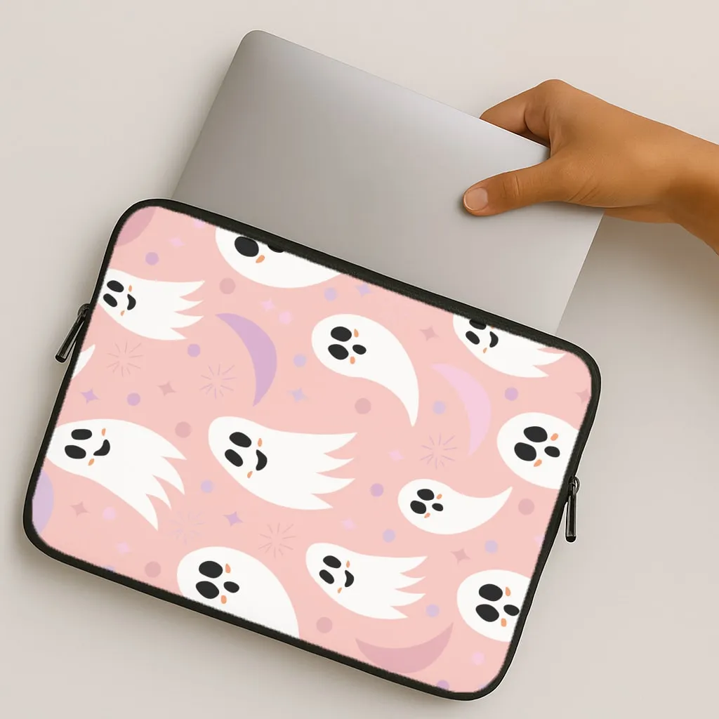 Rugged Look Finish Halloween Pattern 18 Laptop Sleeve