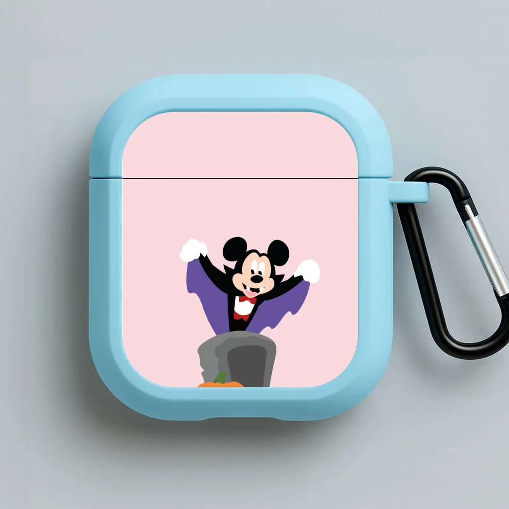 soft rubber texture case Vampire Mouse Halloween AirPods Case