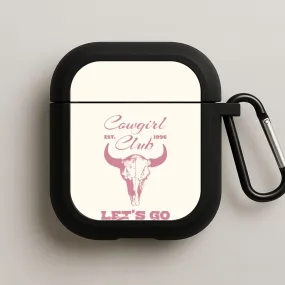 durable magnetic closure Cowgirl Club AirPods Case