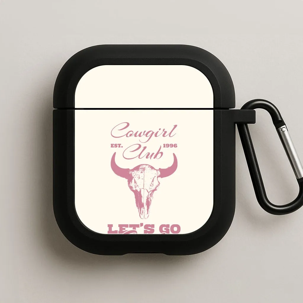Cowgirl Club AirPods Case rubberized grip airpods cover