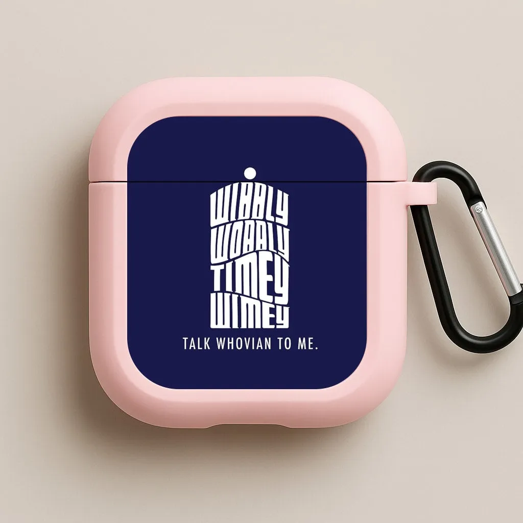 Talk Whovian To Me AirPods Case Fashion Silicone Texture