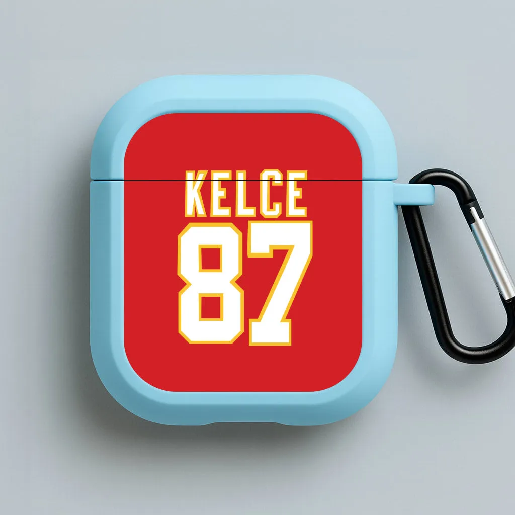 Kelce 87 - Travis AirPods Case Vivid Pattern Cover