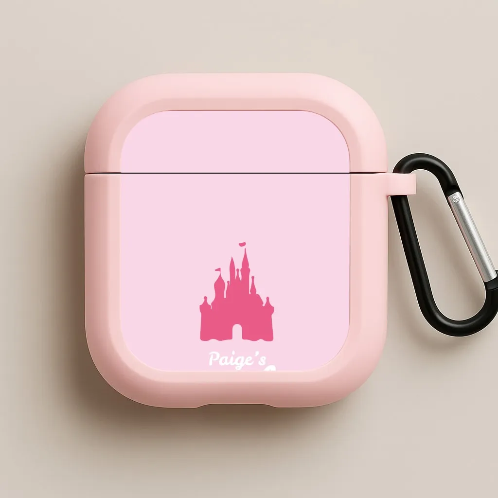 Luxury Texture Finish Fairytale Castle - Personalised Fairytale AirPods Case