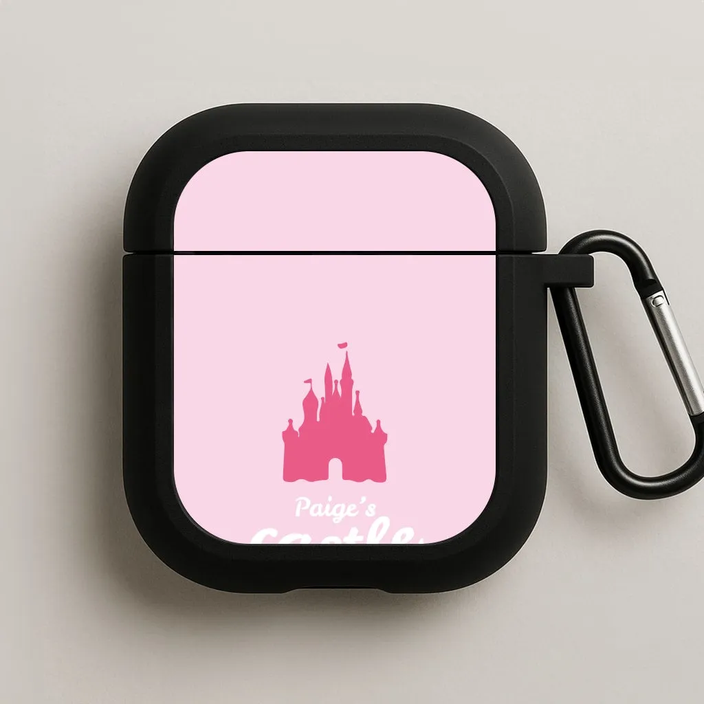 Fairytale Castle - Personalised Fairytale AirPods Case Modern Silicone Holder metallic airpods protector