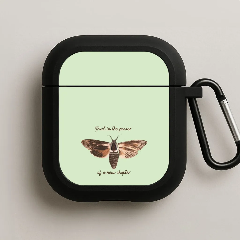 Minimalist Tech Pouch Functional Travel Organizer Trust In The Power Of A New Chapter AirPods Case