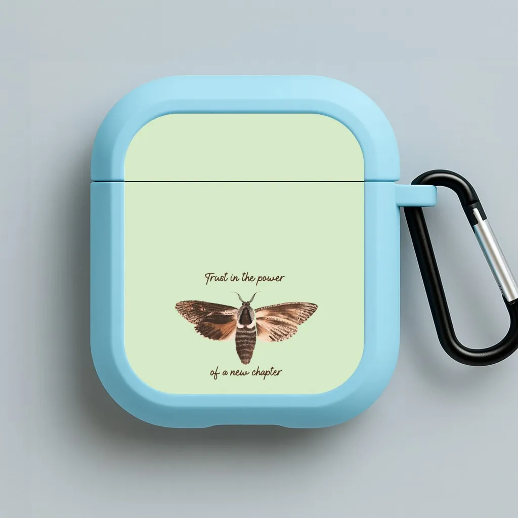 Trust In The Power Of A New Chapter AirPods Case durable soft touch silicone shell Protective Tech Gear