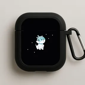 Portable Handy Pouch Trendy Rubber Case Space Dog - RAM AirPods Case