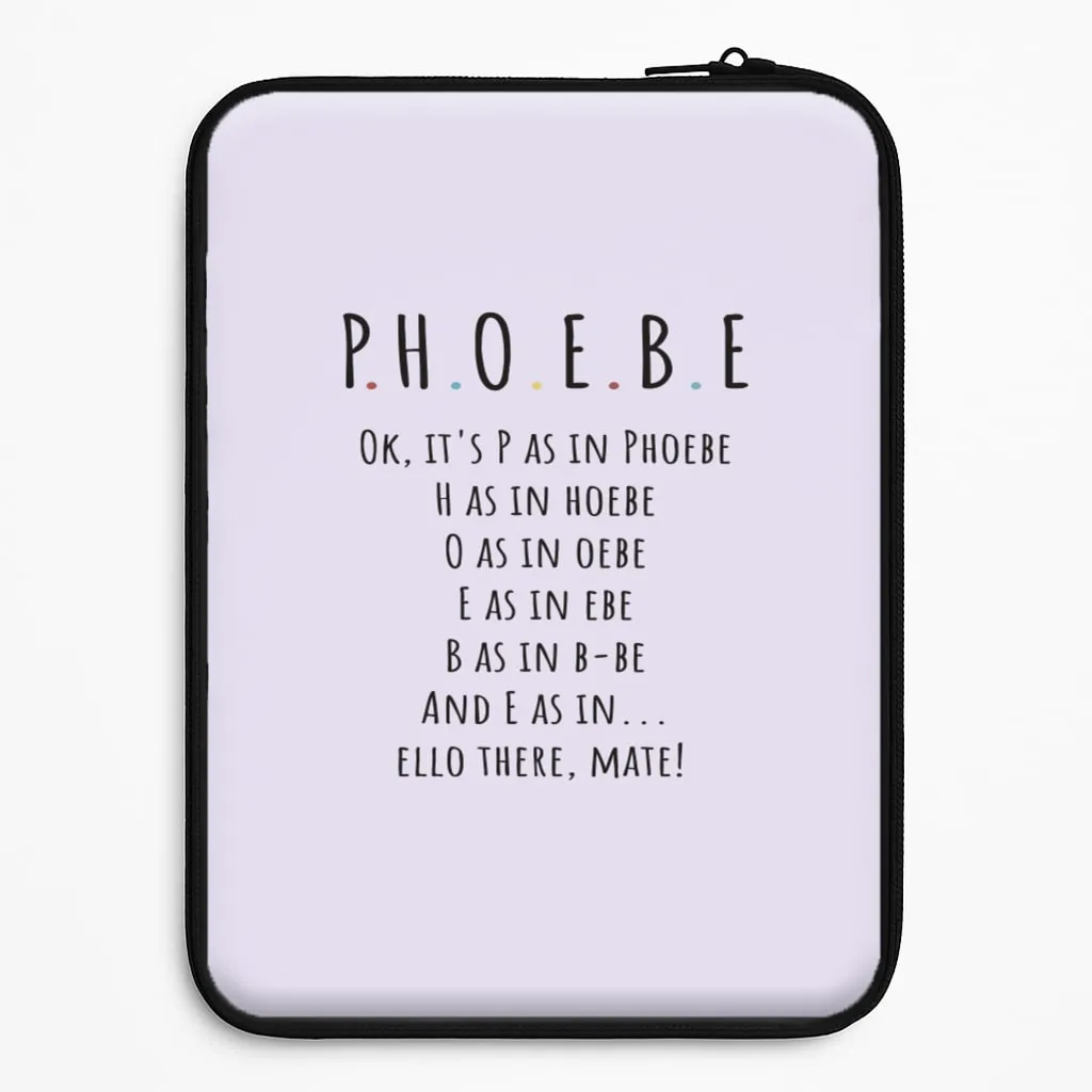 Spelling Phoebe Laptop Sleeve Drop Defense Rugged Look Finish